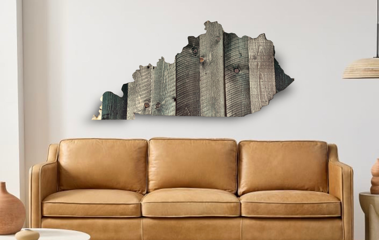 Kentucky barn wood wall hanging