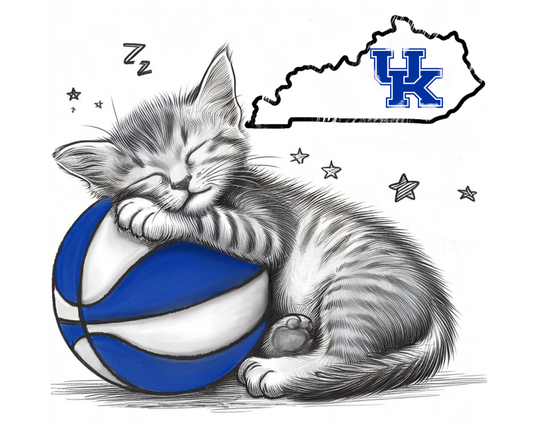 Sweet dreams baby wildcat giclee reprint of original drawing