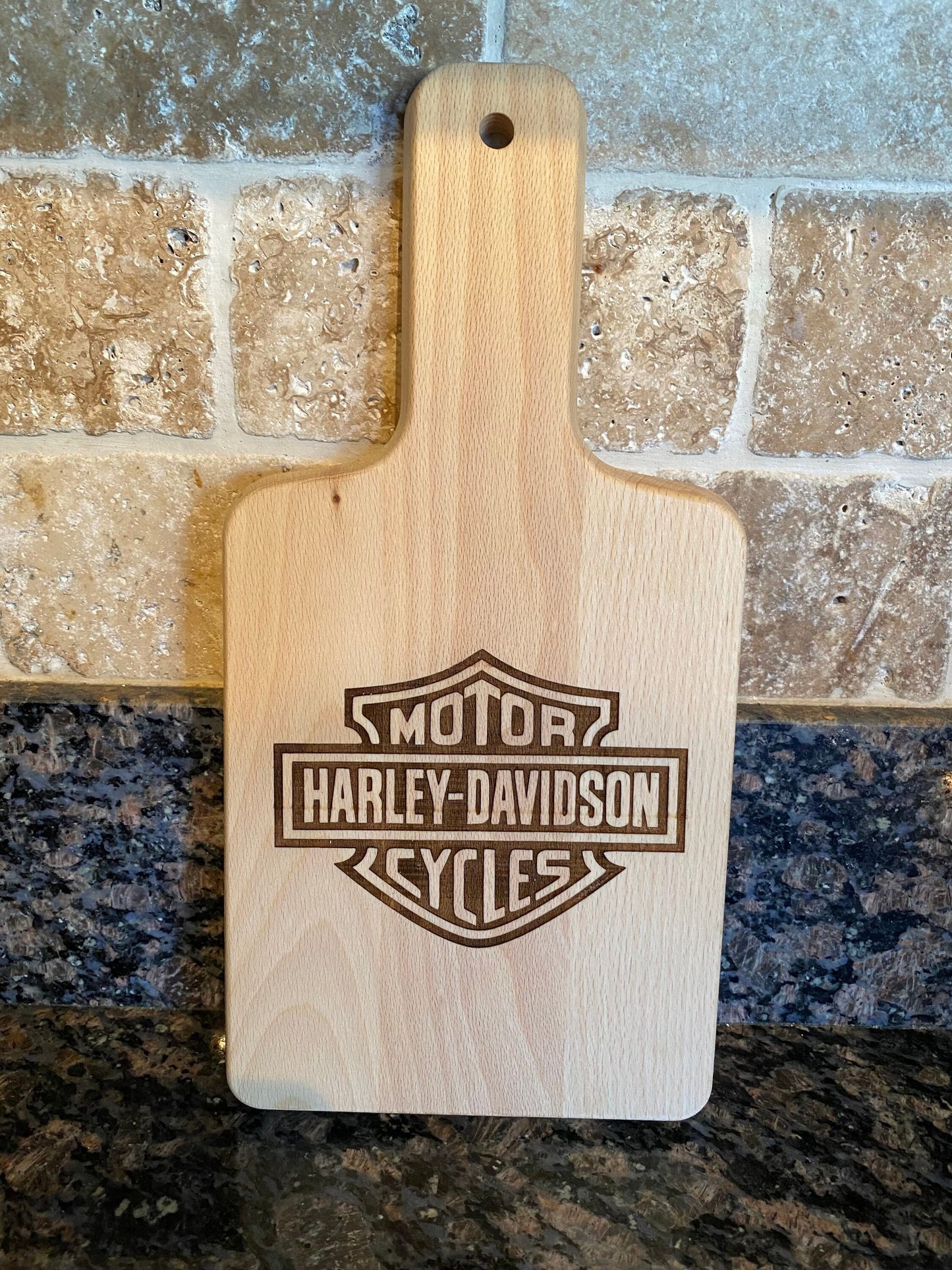 Personalized Beech cutting board with your handwritten recipe or note (charcuterie board)