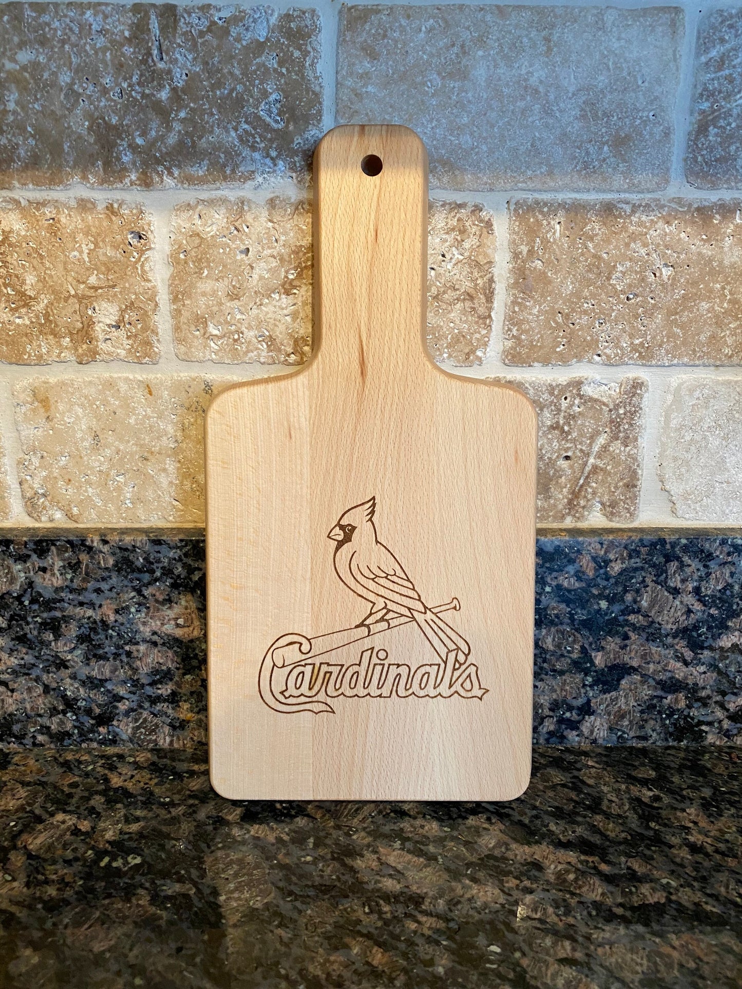 Personalized Beech cutting board with your handwritten recipe or note (charcuterie board)